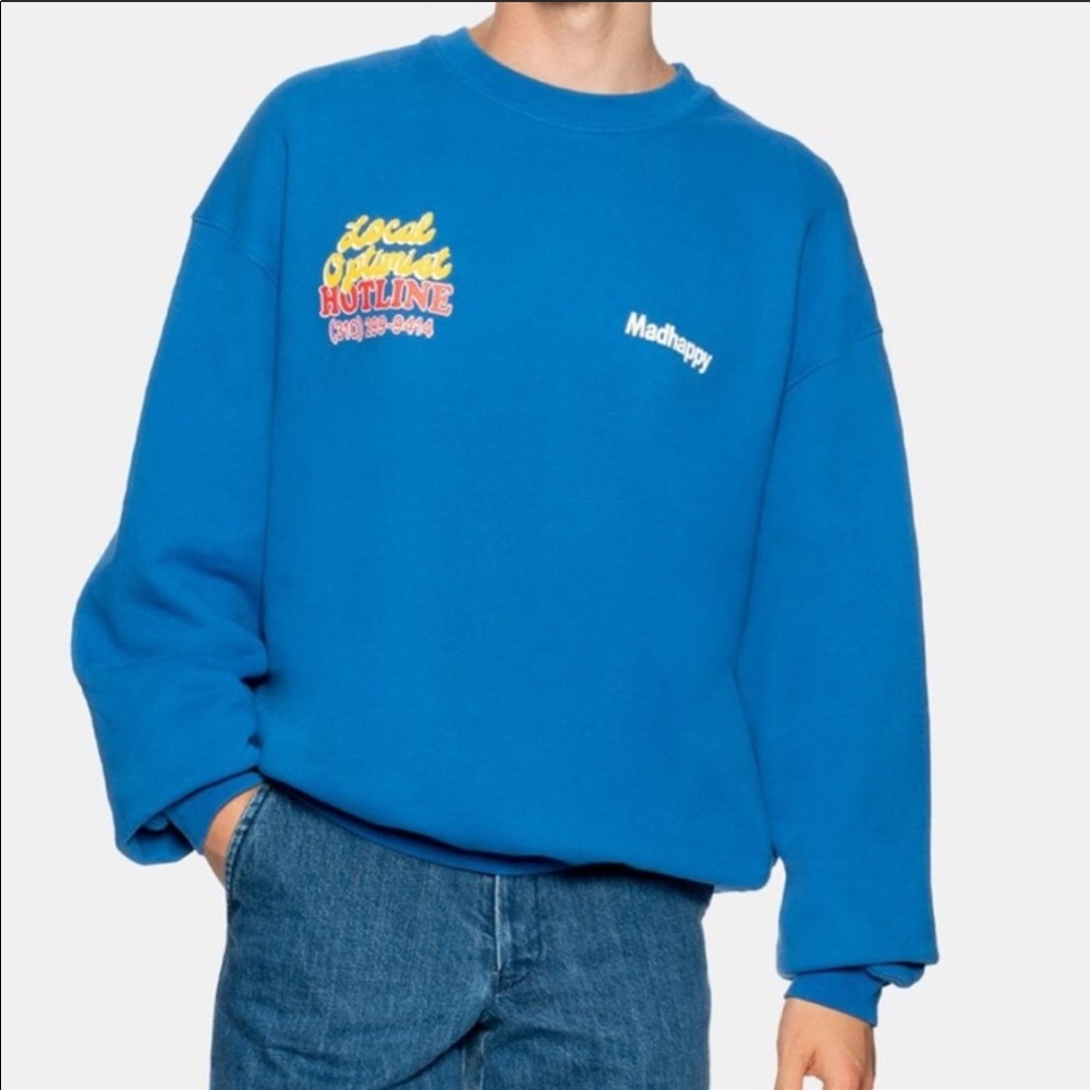 NWT MADHAPPY hotline crewneck